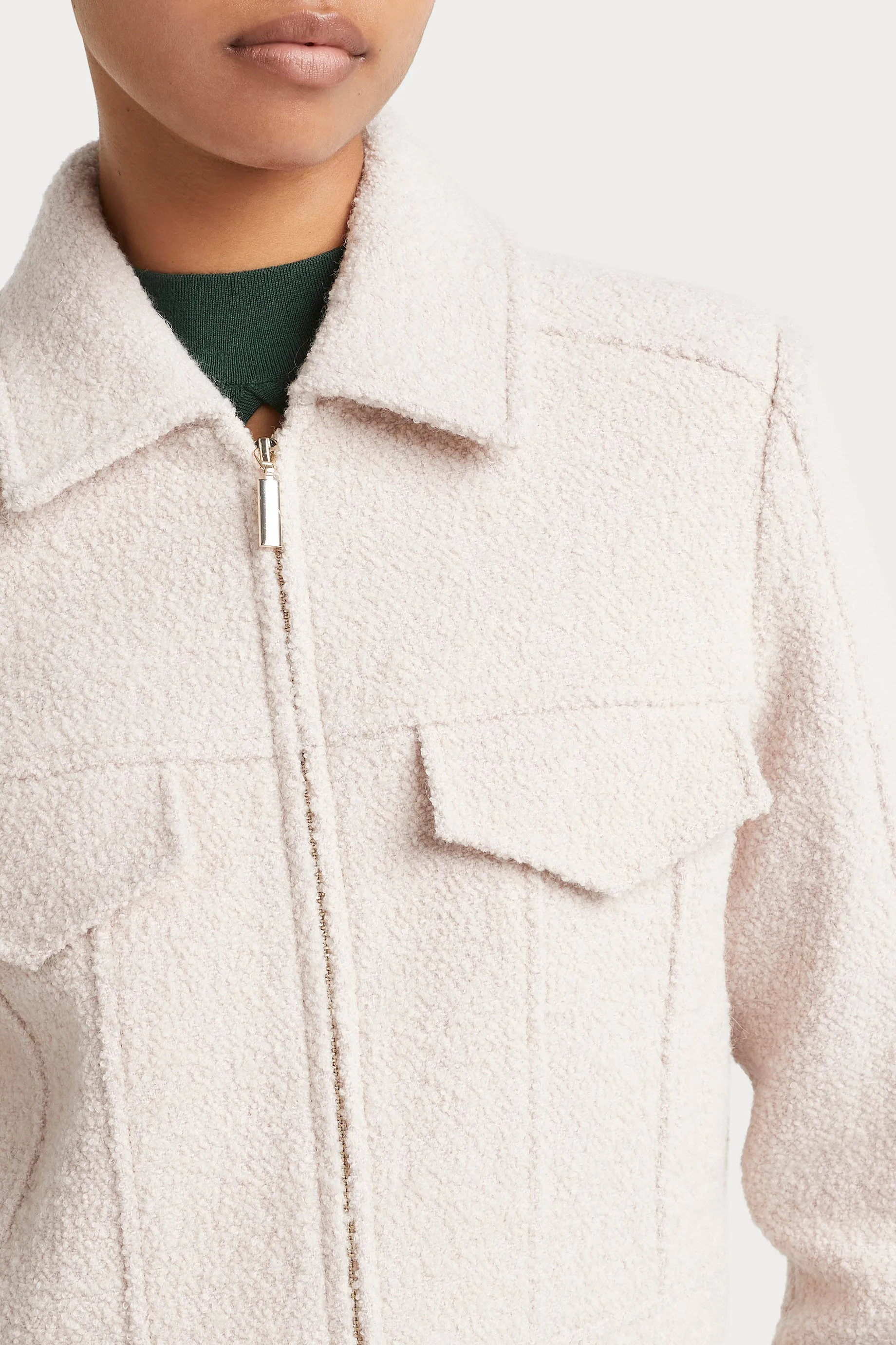 Husk BOUCLE JACKET - Ivory