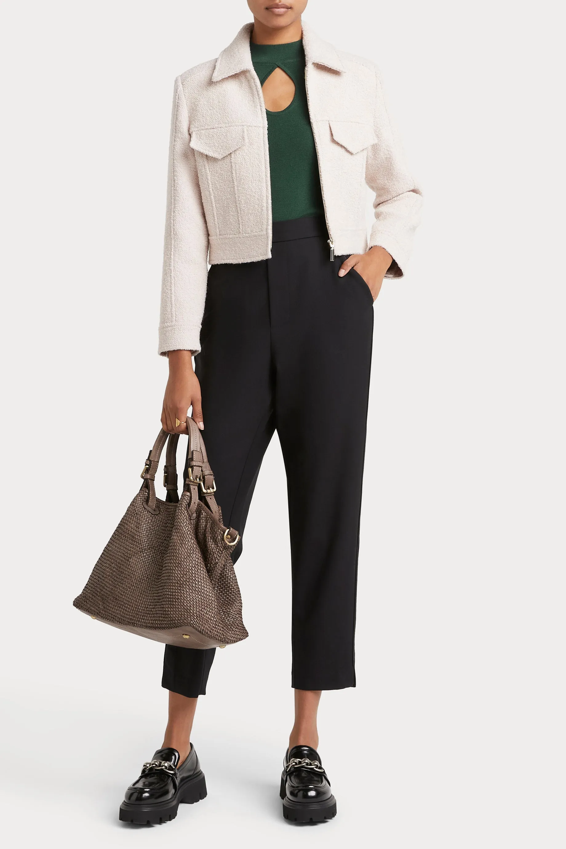Husk BOUCLE JACKET - Ivory