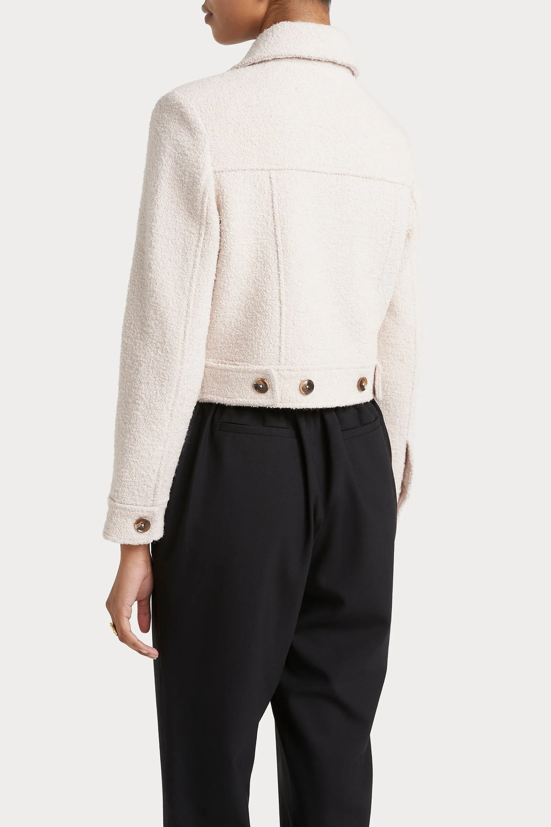 Husk BOUCLE JACKET - Ivory