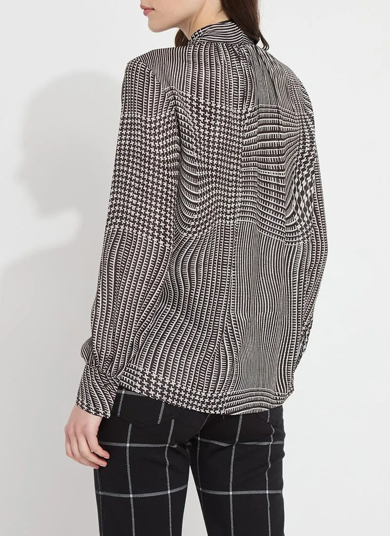 Janis Scarf Neck Pull on Blouse | Plaid Transformed