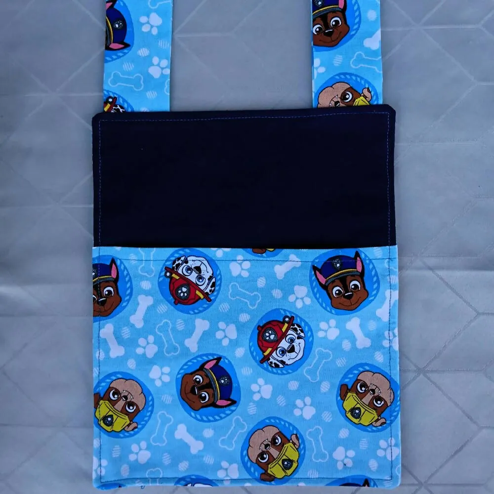 Paw patrol hanging storage or scooter bag