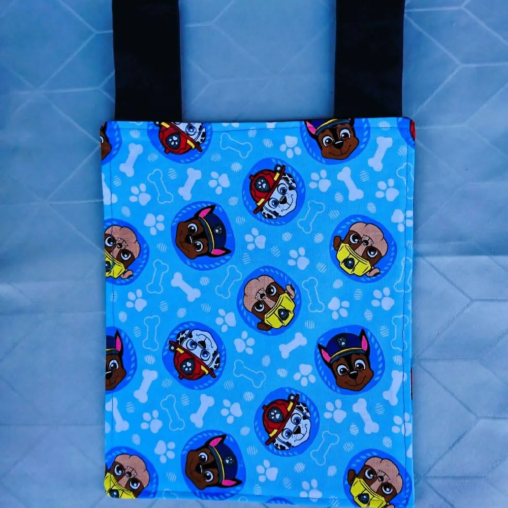 Paw patrol hanging storage or scooter bag