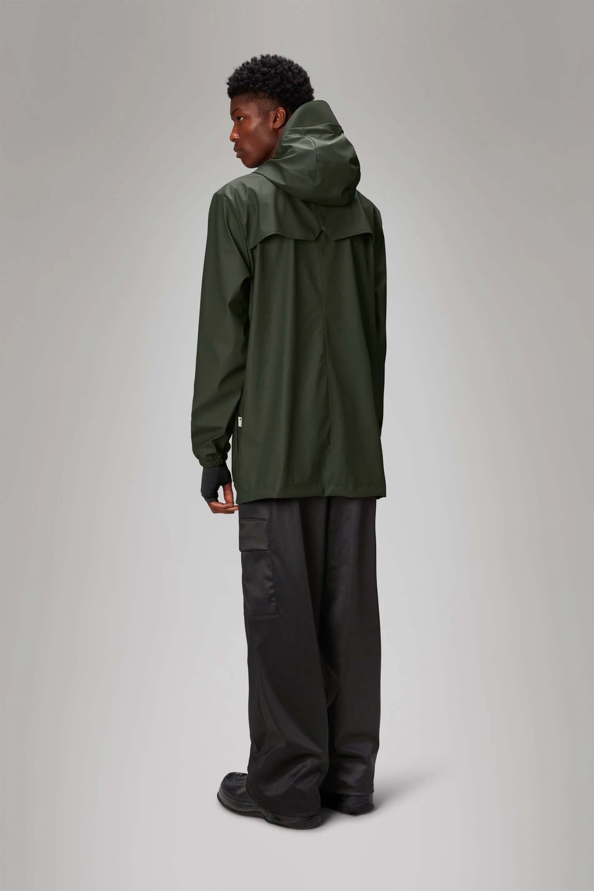 RAINS UNISEX CARGO LONG JACKET W3 - 2 COLORS